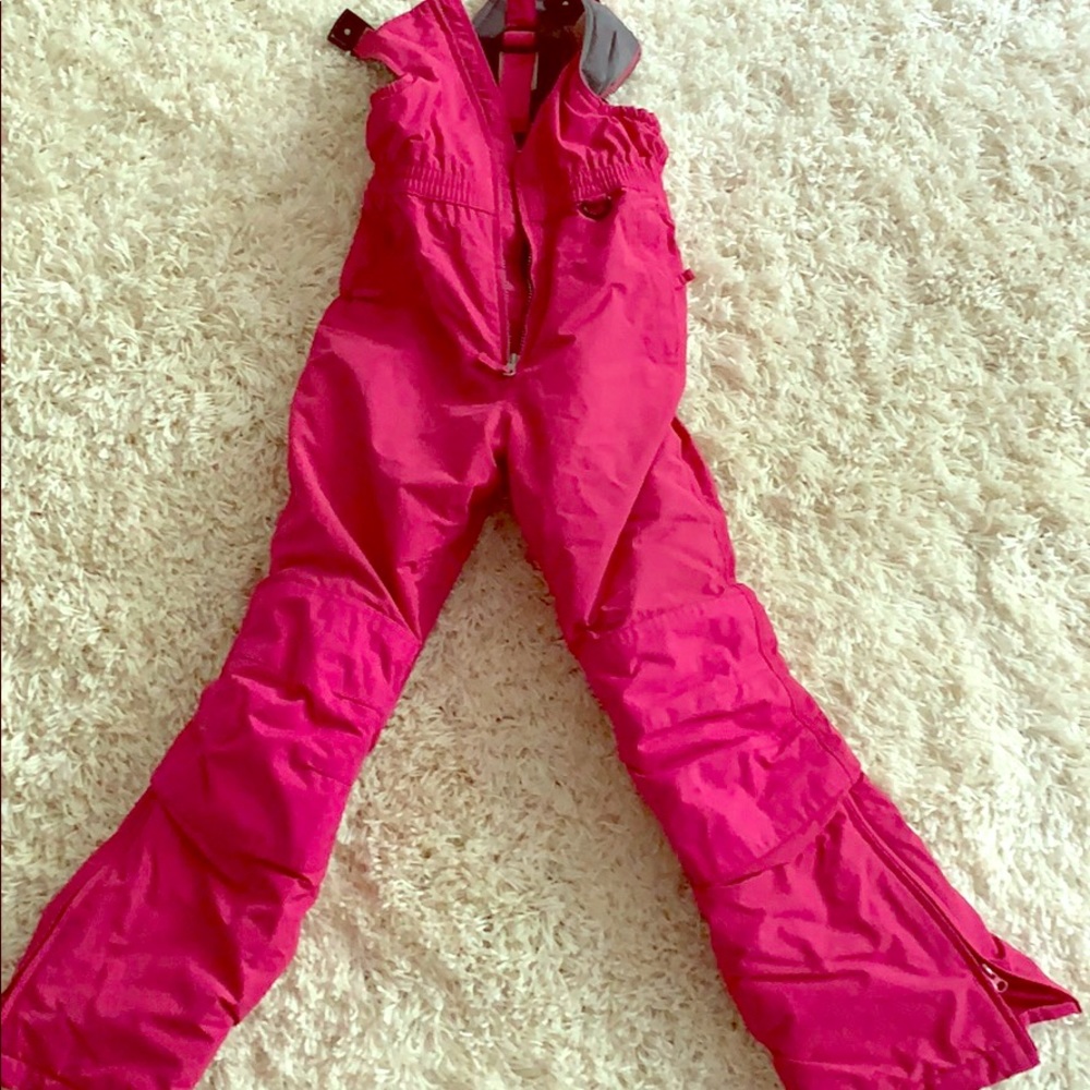 Lands End pink kids snow pants!